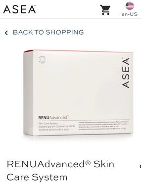 NIB- ASEA RENUAdvanced Skin Care System